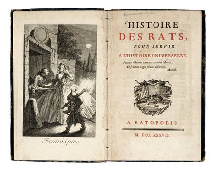 Histoire des rats, pour servir a l'histoire universelle.