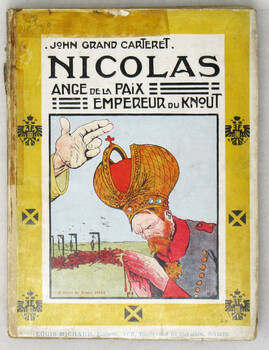 Nicolas ange de la paix, empeur du Knout devant l'objectif caricatural...