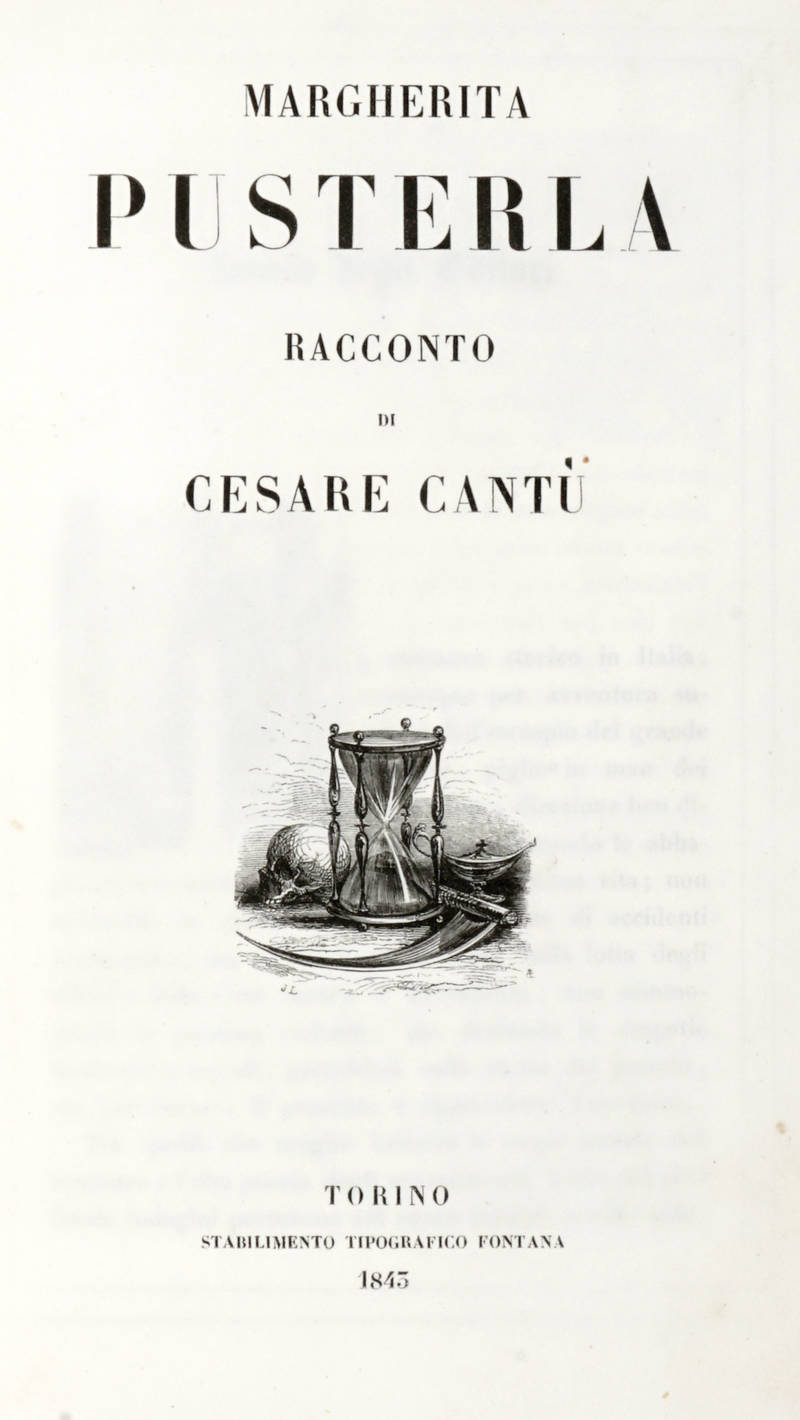 Margherita Pusterla. Racconto. Margherita Pusterla. Racconto.