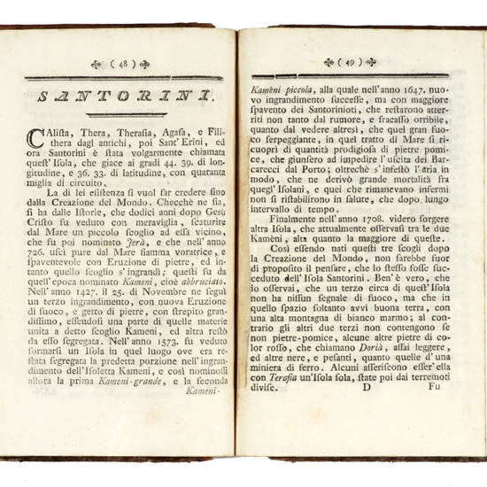 Breve descrizione dell'Arcipelago e particolarmente delle diciotto isole sottomesse l'anno 1771 al dominio russo..., con un ragguaglio esatto di tutte le antichità da esso scoperte ed acquistate e specialmente del sepolcro d'Omero e d'altri celebri perso