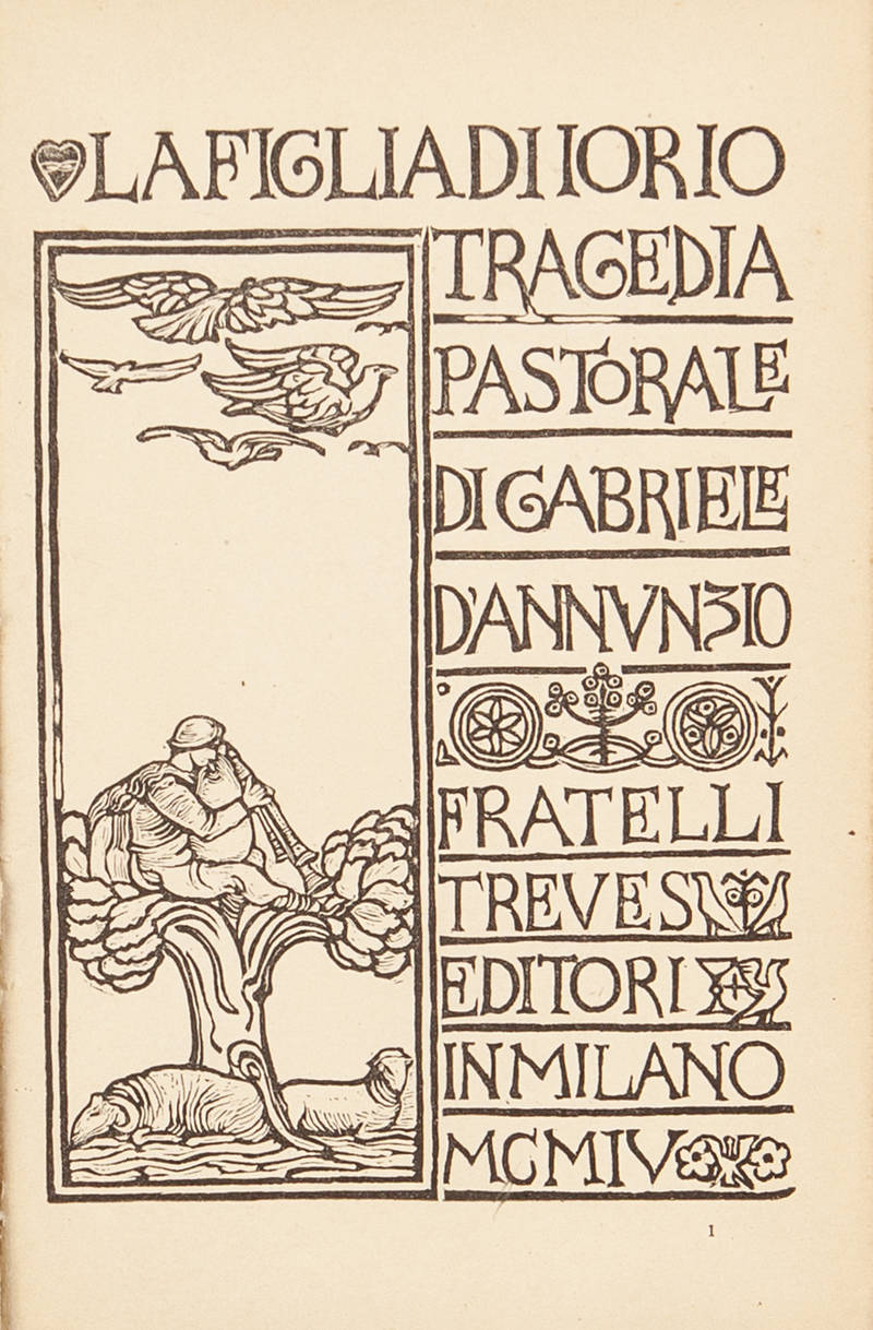 La figlia di Iorio. Tragedia pastorale...