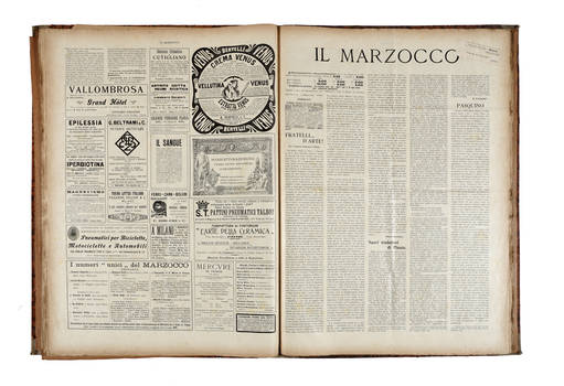 MARZOCCO (Il). Direttore: Adolfo Orvieto. Firenze, Anno IX (1904).