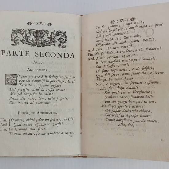 Le Nozze di Perseo, e d'Andromeda azione drammatica da cantarsi nel Teatro di via della Pergola in dimostrazione d'umilissimo ossequio, e di gratitudine, all'altezza reale di Francesco 3, Duca di Lorena...Da i Servitori attuali della sua Real Cappella...