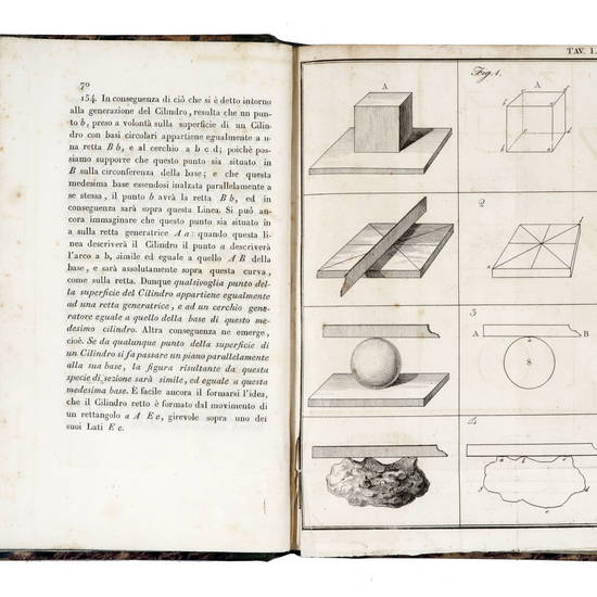 L'Architettura Legale. (Opera divisa in V Libri). Vol. I: Parte prima che comprende le nozioni geometriche, e le sue applicazioni, all'agrimensura, livellazione, divisione de' terreni...Vol. II: Parte seconda. Le servitù prediali sanzionate dal Codice Na