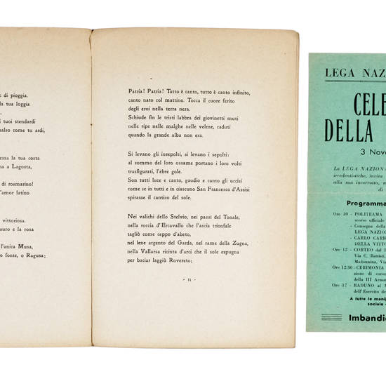 Cantico per l'Ottava della Vittoria.