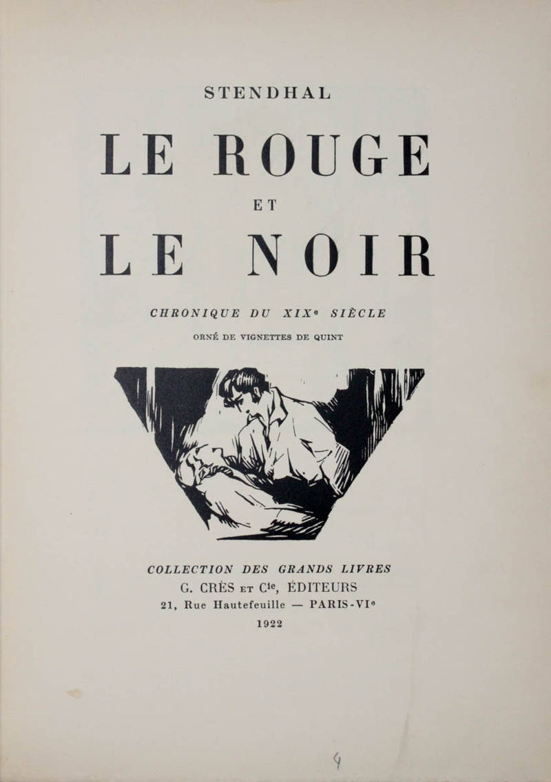 Le Rouge Et Le Noir Chronique Du Xixe Siècle