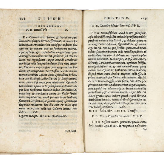 Epistolarum Familiarum, Libri VI. Eiusdem, Leonis X. Pont. Max. nomine Scriptarum, Lib. XVI.
