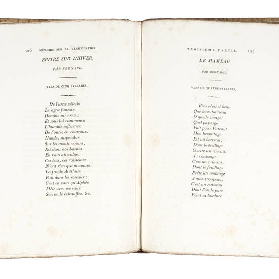 Mémoire sur la versification et essais divers...