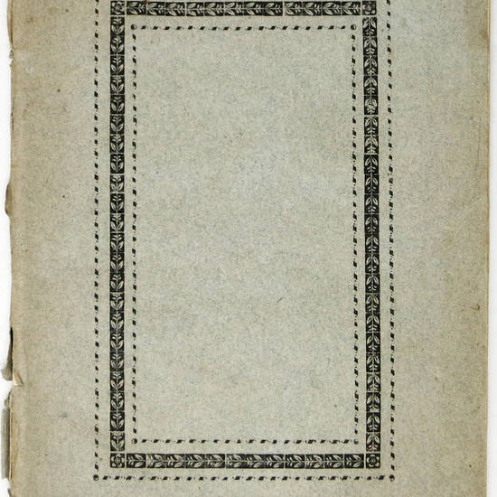 ISTRUZIONE per i concorrenti ai bagni di San Giuliano situati nelle vicinanze di Pisa. Approvate con sovrano rescritto del 15 Aprile 1825. (Testo a fronte in lingua francese).