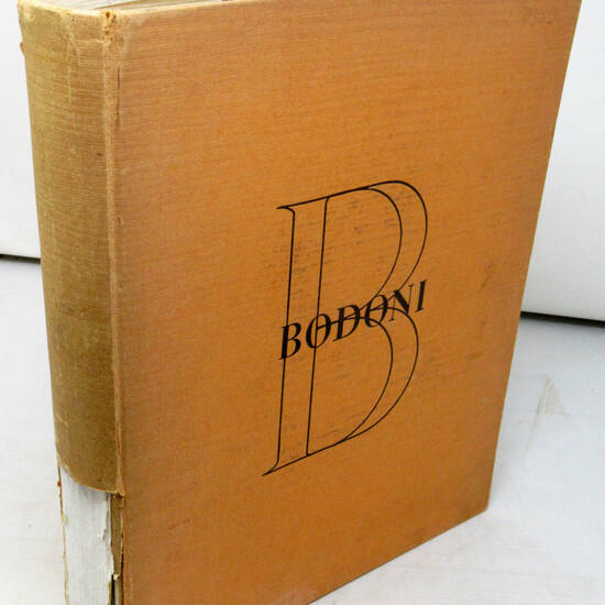 Bodoni. Pubblicazione d'arte grafica edita in occasione delle manifestazioni parmensi. Bodoni. Pubblicazione d'arte grafica edita in occasione delle manifestazioni parmensi.