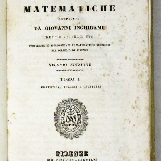 Elementi di matematiche. Seconda edizione.