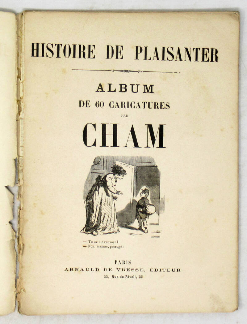 Histoire de plaisanter. Album de 60 caricatures.