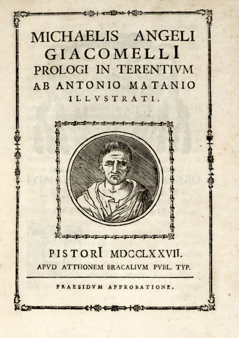 Prologi in Terentium ab Antonio Matanio illustrati.