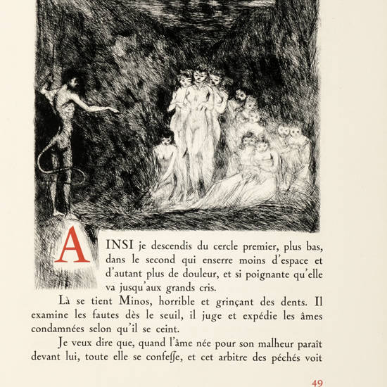 L'Enfer. Eaux-fortes originales de Edouard Goerg.