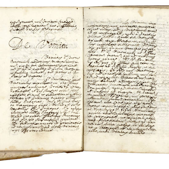 Miscellanea. (Contiene fra l'altro: Opuscolum Pharmaceuticum-De Morbis-De Epilessia-Apoplexia-Paralysi-Angina...).