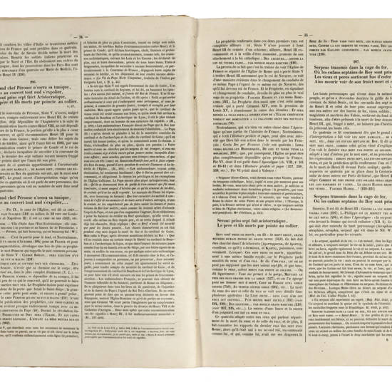 L'Histoire prédite et jugée par Nostradamus. Texte de l'édition de 1566, a Lyon, par Pierre Rigaud. Traduction et commentaire par H. Torné-Chavigny.