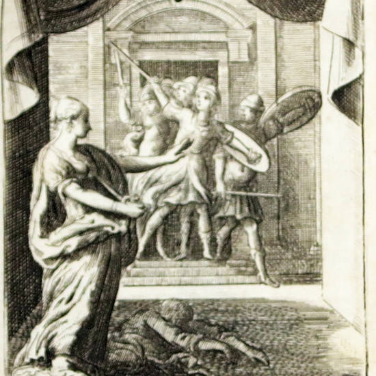 Theodore Vierge et Martyre, tragédie chrestienne. Suivant la Copie imprimée a Paris, 1682.