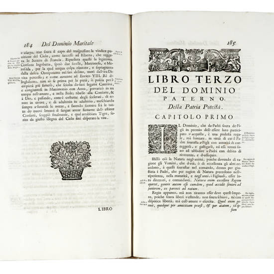 La Genealogia de Dominii. Instituzione politica.consacrata. All'eminentissimo.Giovanni Cardinale Delfino...