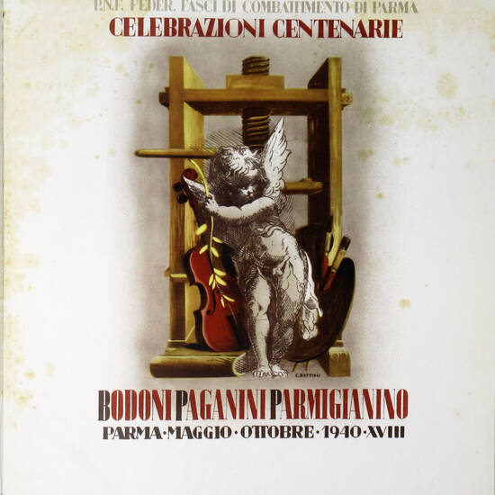 Bodoni. Pubblicazione d'arte grafica edita in occasione delle manifestazioni parmensi. Bodoni. Pubblicazione d'arte grafica edita in occasione delle manifestazioni parmensi.