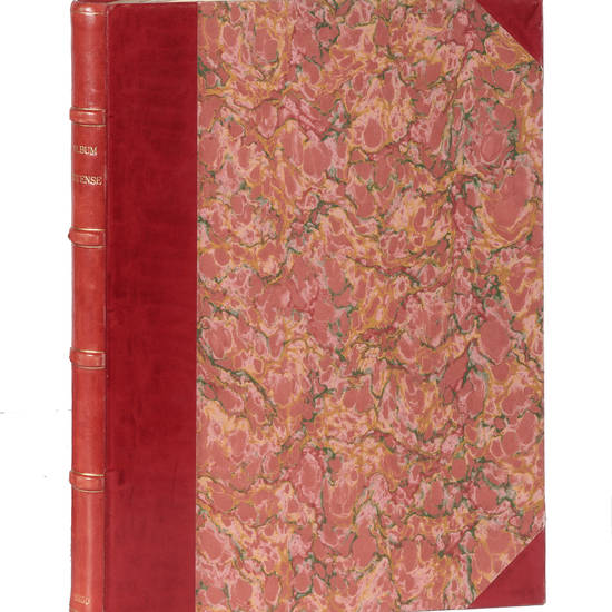 ALBUM estense con disegni originali dei rinomati artisti G. Coen, C. Grand Didier e M. Doyen a corredo della Storia di Ferrara di Antonio Frizzi, tradotto in francese da Antonio Luyrard.