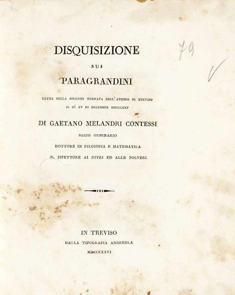 Disquisizione sui paragrandini...