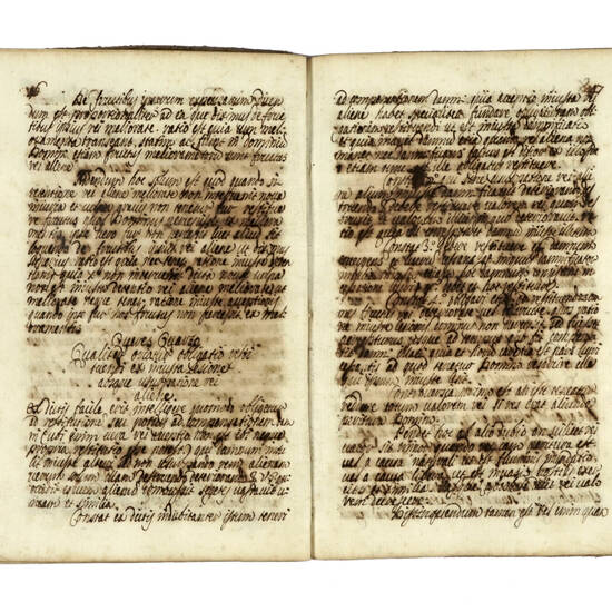 Tractatus de Justitia et jure. (Titolo al dorso: Tractatus de Restitutione). Tractatus de Justitia et jure. (Titolo al dorso: Tractatus de Restitutione).