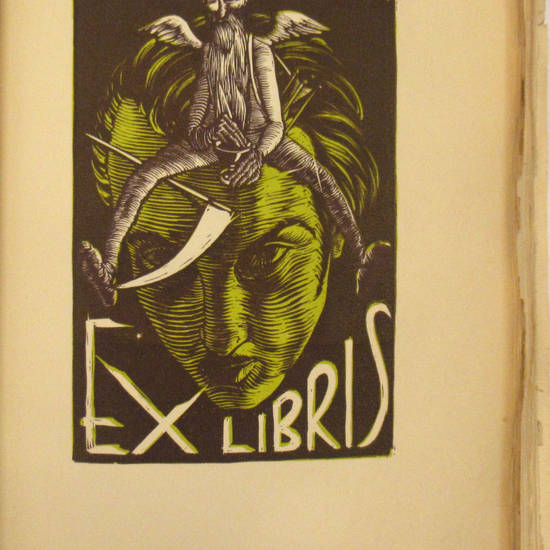 130 Ex-libris italiani moderni allegorie, ecc. Serie V. ed ultima. (Ex-libris ed allegorie).