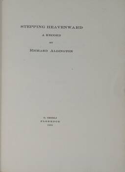 Stepping Heavenward a record.