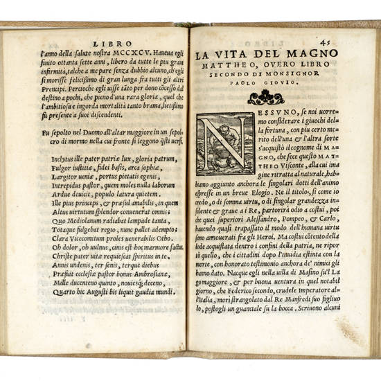 Le Vite de i Dodici Visconti Prencipi di Milano, di Monsignor Paolo Giovio vescovo di Nocera, tradotte per M. Lodovico Domenichi.