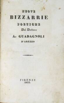 Nuove bizzarrie poetiche del Dottore...