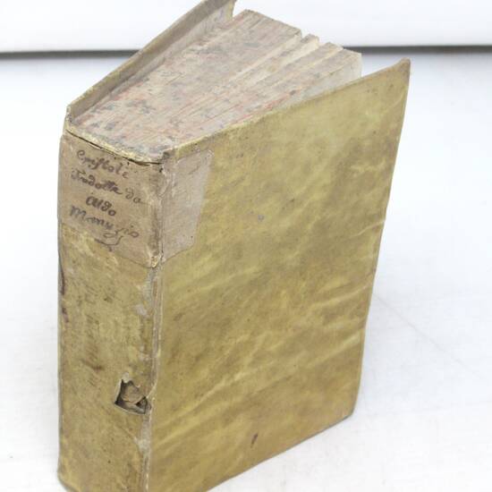 Le Epistole famigliari di Cicerone, già tradotte, e in molti luoghi corrette da Aldo Manuzio con gli argomenti a ciascuna epistola, & esplicazioni de' luoghi difficili.