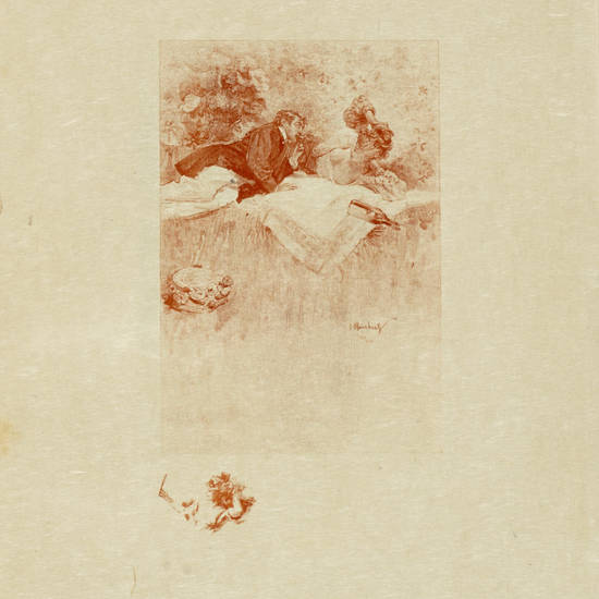 Eva Ave. Due novelle, sette disegni di S. Macchiati incisi da E. Froment, Ciavarri e Zaniboni.