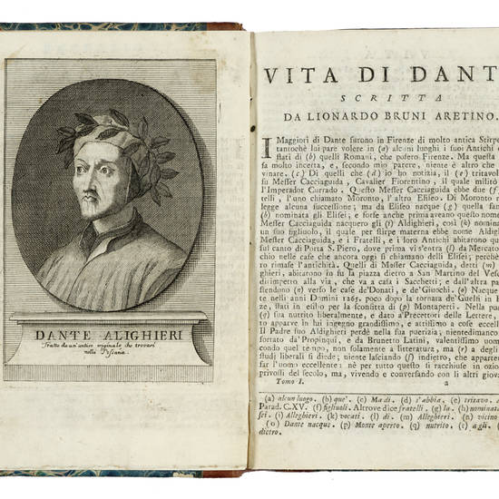 La Divina Commedia...Edizione corretta, illustrata, ed accresciuta. Tomo Primo - Tomo Quinto (parte seconda).