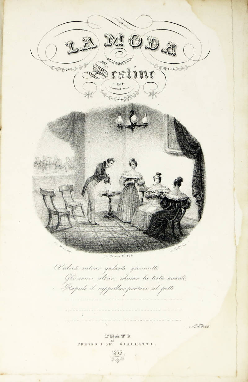La moda. Sestine.