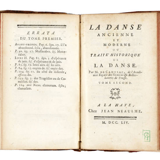 La Danse/ ancienne/ et/ moderne/ ou/ Traité Historique/ de/ La Danse... La Danse/ ancienne/ et/ moderne/ ou/ Traité Historique/ de/ La Danse...