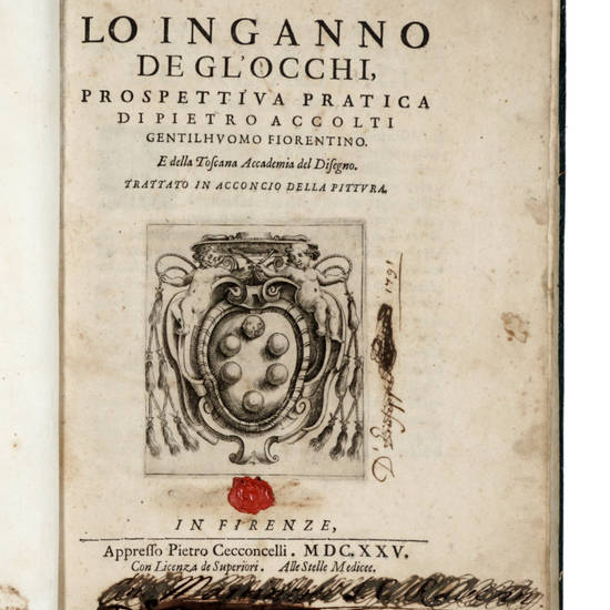 Lo Inganno degl'Occhi. Prospettiva pratica...Trattato in acconcio della Pittura.