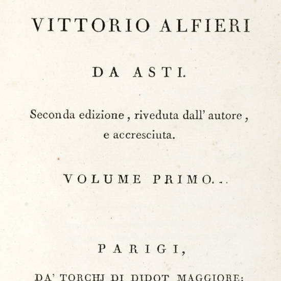 Tragedie. Seconda edizione, riveduta dall'autore, e accresciuta.