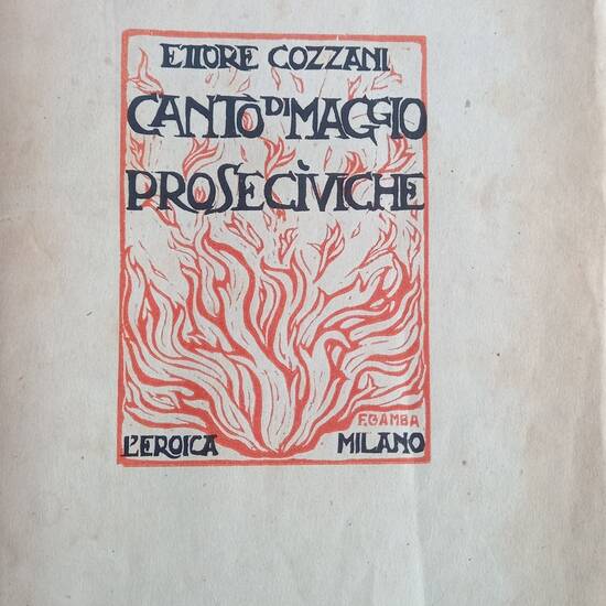 Canto di Maggio. Prose civiche. Canto di Maggio. Prose civiche.