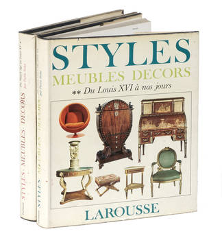 STYLES meubles, décors, du Moyen Age à nos jours. Ouvrage en deux volumes publié sous la direction de Pierre Verlet...