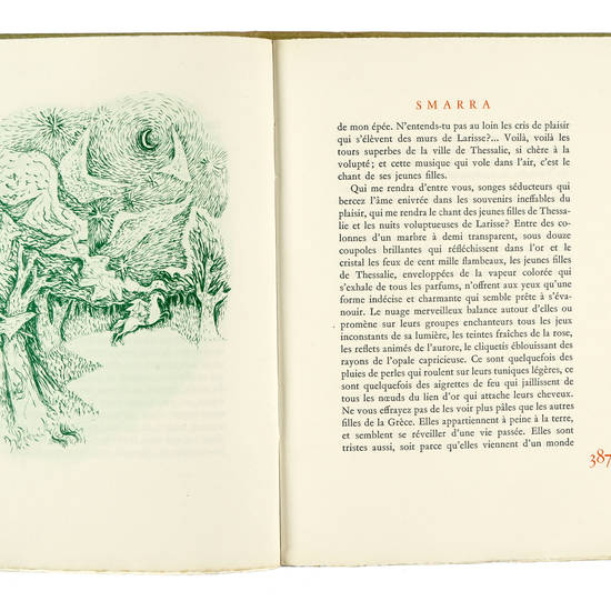 Les contes fantastiques. Illustrations de Mario Prassinos. Les contes fantastiques. Illustrations de Mario Prassinos.