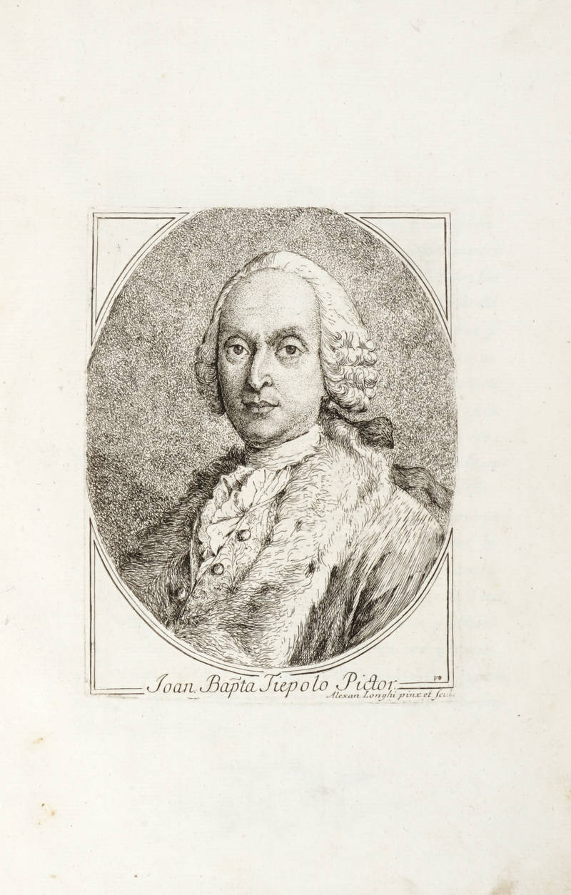 Compendio delle vite de' Pittori Veneziani istorici più rinomati del presente secolo con i suoi ritratti.