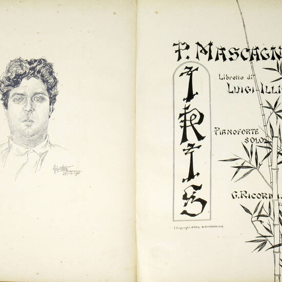 Iris. Riduzione per pianoforte solo di Carlo Carignani. Prima rappresentazione: Roma, Teatro Costanzi, Novembre 1898.