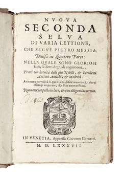 Nuova Seconda Selva di varia tettione, che segue Pietro Messia, divisa in quattro parti...