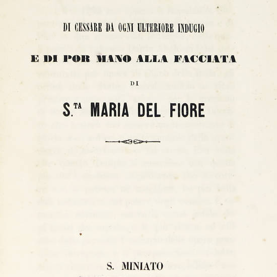 Il Centenario di Dante e la Facciata di S.Maria del Fiore.