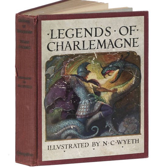 Legends of Charlemagne...illustrated by N.C. Wyeth.. Legends of Charlemagne...illustrated by N.C. Wyeth..