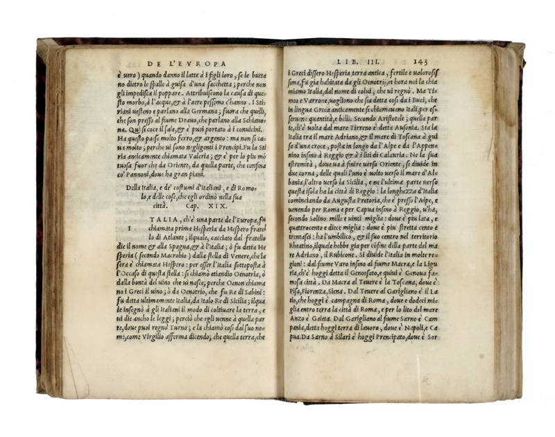 Gli Costumi, le leggi, et/ l'usanze di tutte le genti, raccolte qui insieme/ da molti Illustri scrittori per Giouanni/ Boemo Aubano Alemanno, e tra/ dotti per il Fauno in questa nostra lingua volgare. In questi tre Libri si contiene./ l'Africa, l'Asia, l'