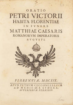 Oratio...in funere Matthiae Caesaris Romanorum Imperatoris Augusti.