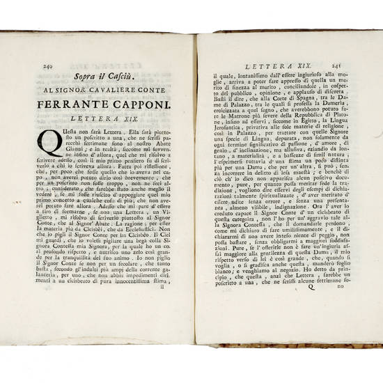 Lettere scientifiche, ed erudite.