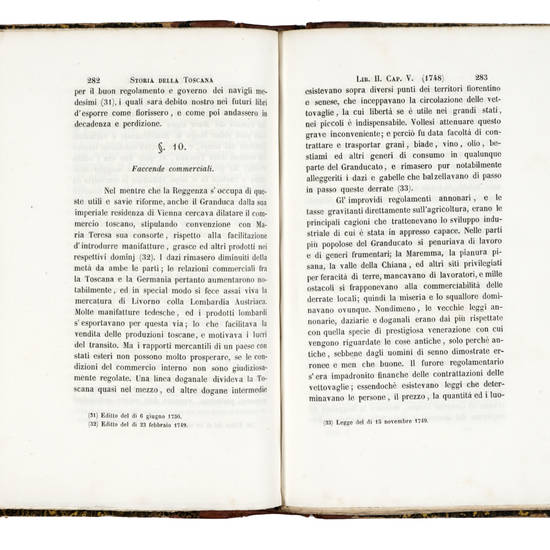 Storia civile della Toscana dal MDCCXXXVII al MDCCCXLVIII. Storia civile della Toscana dal MDCCXXXVII al MDCCCXLVIII.