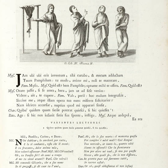 Comoediae ex recensione Danielis Heinsii collata ad antiquissimos mss. Codices Bibliothecae Vaticanae.....(Tomus I - Tomus II).